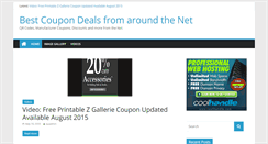 Desktop Screenshot of coupon-finders.com
