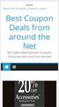 Mobile Screenshot of coupon-finders.com